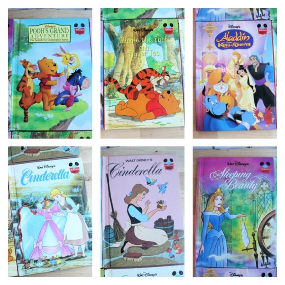 Set of 7 Vintage Disney Wonderful World of Reading Children's Books - Picture 1 of 3